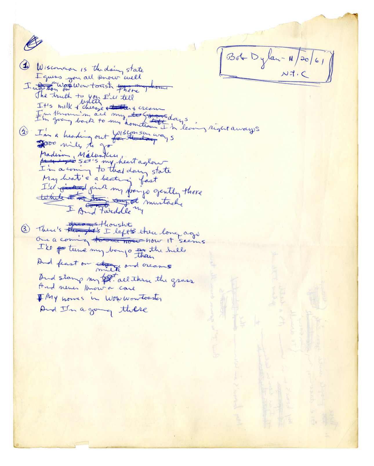 Dylan lyrics
